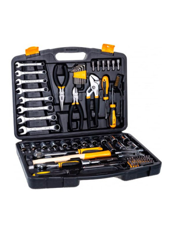 Профессиональный набор инструмента для дома и авто в чемодане DEKO DKMT113 065-0740