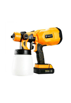 Аккумуляторный краскопульт DEKO DKSG20K2, 120W, 800 мл 063-4180