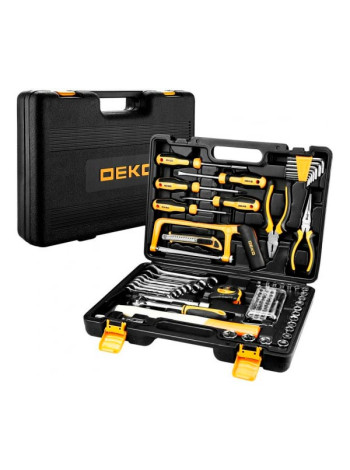 Профессиональный набор инструмента для дома и авто в чемодане DEKO DKMT89 065-0737