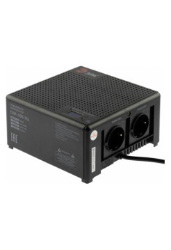 Компактный универсальный стабилизатор напряжения ЭРА CНК-500-УЦ 140-260В/220В, 500ВА Б0051109