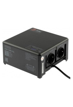 Компактный универсальный стабилизатор напряжения ЭРА CНК-1000-УЦ 140-260В/220В, 1000ВА Б0051110