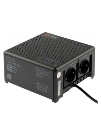 Компактный универсальный стабилизатор напряжения ЭРА CНК-1000-УЦ 140-260В/220В, 1000ВА Б0051110