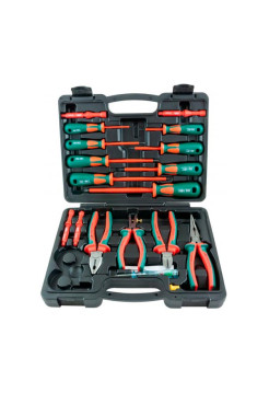 Набор диэлектрических отверток и шарнирно-губцевого инструмента Jonnesway PSV118S 18 пр. 46341