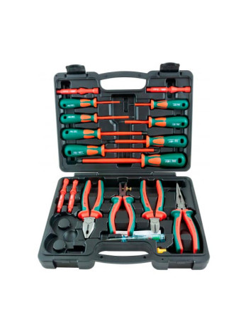 Набор диэлектрических отверток и шарнирно-губцевого инструмента Jonnesway PSV118S 18 пр. 46341