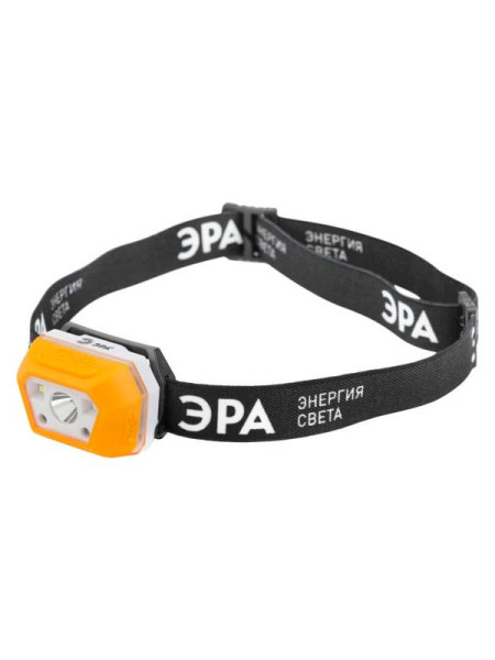 Налобный аккумуляторный светодиодный фонарь ЭРА Рабочие Практик GA810 3Вт, сенсорный, microUSB Б0052318