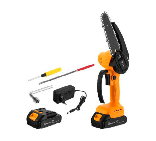 Цепная аккумуляторная пила DEKO DKCHS 20-6 20 В, 2x2 А*ч 063-4309