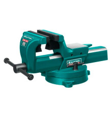 Кованые стальные тиски с регулировкой компенсации люфта KRAFTOOL Forge-130/150 32700-150