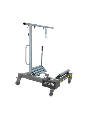 Гидравлическая тележка KraftWell г/п 1500 кг, для снятия колес грузовых автомобилей и сельхозтехники KRW-WD15