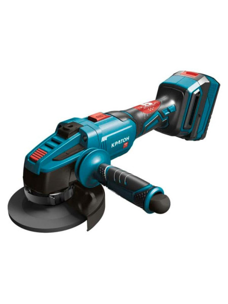 Аккумуляторная бесщеточная угловая шлифмашина Кратон AGB18DC-125-OFA SET АКБ 4.0А·ч, ЗУ 3 11 01 084