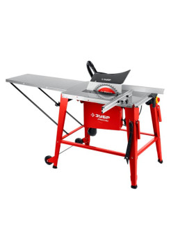 Распиловочный станок ЗУБР со станиной и удлинителем, 2200 Вт СРЦ-315су