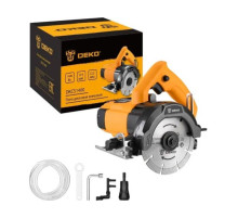 Пила дисковая алмазная DEKO DKCS1400, 115 мм, 1400 Вт, с подачей воды 063-4355