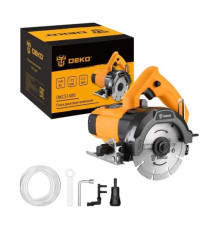 Пила дисковая алмазная DEKO DKCS1400, 115 мм, 1400 Вт, с подачей воды 063-4355