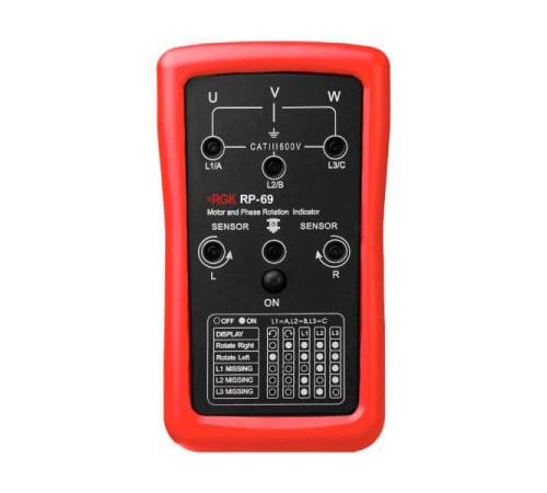 Индикатор чередования фаз RGK RP-69 755221