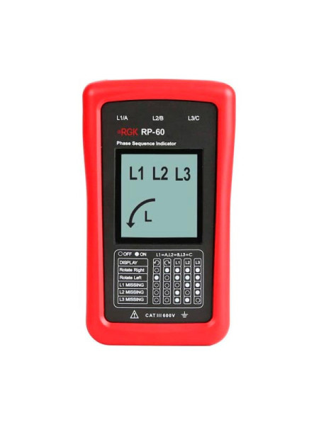 Индикатор чередования фаз RGK RP-60 755214 Индикатор чередования фаз RGK RP-60 755214