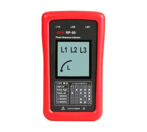 Индикатор чередования фаз RGK RP-60 755214
