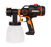 Аккумуляторный краскопульт WORX 20 В, без АКБ и ЗУ WX020.9