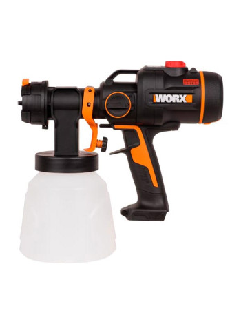 Аккумуляторный краскопульт WORX 20 В, без АКБ и ЗУ WX020.9