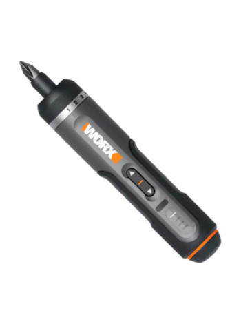 Аккумуляторная отвертка WORX 4В, 5Нм, 1,5Ач, набор оснастки WX242