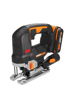 Аккумуляторный бесщеточный лобзик WORX 20 В, 2.5 Ачх1, ЗУ 2 А, кейс WORX WX542