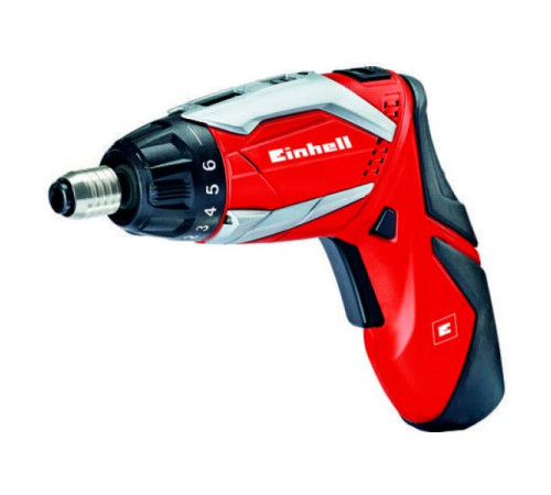 Аккумуляторная отвертка Einhell te-sd 3.6 li, 3.6 В, 0-200 об/мин, 3.5 Нм, рег.момента, трансформер, наб. бит 32, мет. кор. 4513495