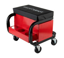 Ремонтный табурет на колесах с 3 ящиками WIEDERKRAFT г/п 110 кг WDK-86032