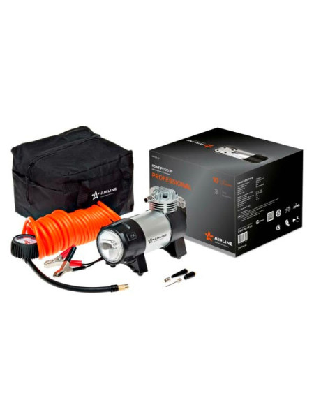 Компрессор AIRLINE Professional в сумке, 35л/мин., 10 АТМ CA-035-03