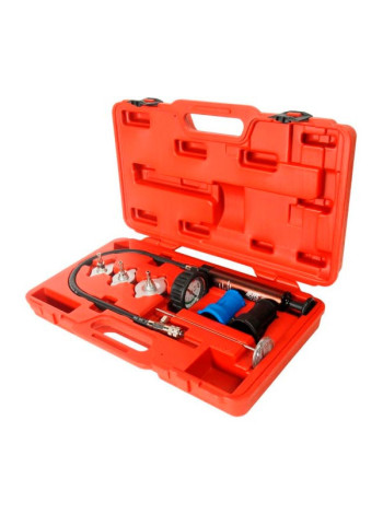 Набор для тестирования герметичности охладительной системы 7шт в кейсе JTC-1414