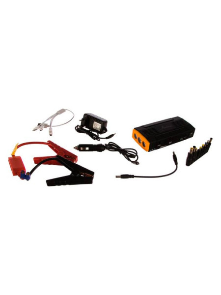 Внешний универсальный аккумулятор AIRLINE Booster 13800 мАч; 2хUSB 5V 2A, 12V/16V/19V, фонарь, пуск ДВС APB-14-06 Внешний универсальный аккумулятор AIRLINE Booster 13800 мАч; 2хUSB 5V 2A, 12V/16V/19V, фонарь, пуск ДВС APB-14-06