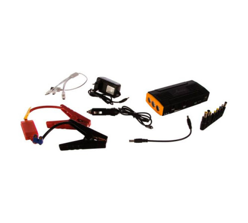 Внешний универсальный аккумулятор AIRLINE Booster 13800 мАч; 2хUSB 5V 2A, 12V/16V/19V, фонарь, пуск ДВС APB-14-06