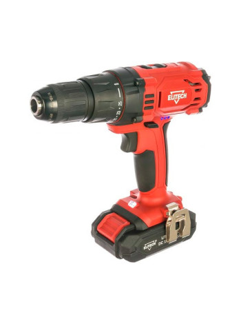 Аккумуляторная дрель-шуруповерт Elitech ДА 18СЛ2 191617
