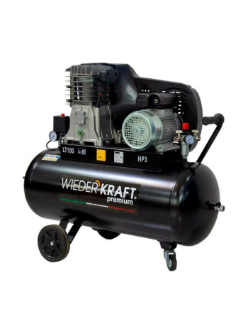 Воздушный ременной компрессор 100л 453л/мин WIEDERKRAFT WDK-91053