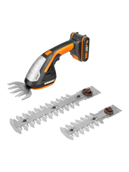 Ножницы для стрижки травы и кустарников WORX 1х2.0 Ач и ЗУ WG801E