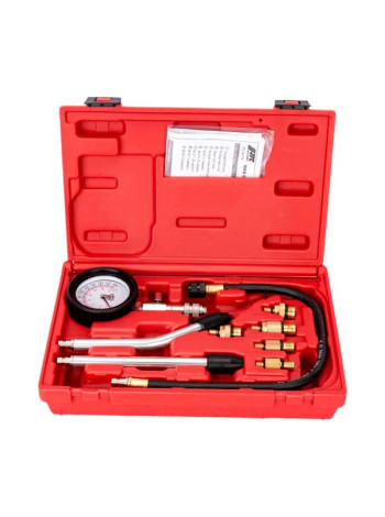 Компрессометр для бензиновых двигателей с набором адаптеров JTC 4077A