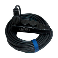 Силовой удлинитель шнур ЭНАРГИТ КГ 3х1,5 3 розетки 30 метров ip 44 вилка/колодка КГ315-30-3-44