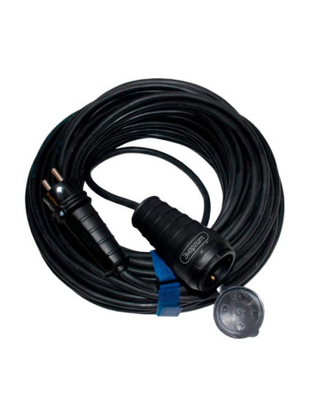 Силовой удлинитель шнур ЭНАРГИТ КГ 3*1,5 1 розетка 30 метров ip 44 вилка/штепсель КГ315-30-1-44