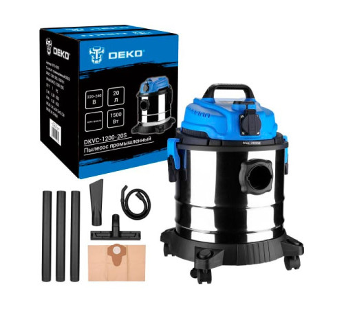 Промышленный пылесос DEKO DKVC-1200-20S 015-0031