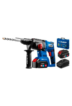 Аккумуляторный бесщеточный перфоратор ЗУБР Профессионал 20В PB-260-42