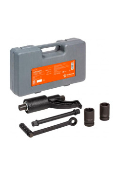 Механический гайковерт AIRLINE 1" 3600 Нм, 1:64, с головками 32 и 33 мм, пластиковый кейс AT-MW-02