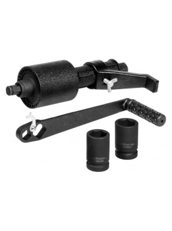 Механический гайковерт AIRLINE 1" 4800 Нм, 1:56, 1:3.8 двухскоростной, с головками 32 и 33 мм, пластиковый кейс AT-MW-06