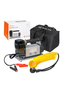 Компрессор AIRLINE ARMADA-150 в сумке, шланг-гармошка 8 м CA-030-04