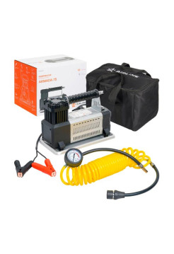 Компрессор AIRLINE ARMADA-75 в сумке, шланг-гармошка 5 м CA-030-03