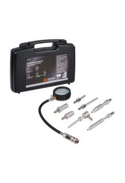 Компрессометр для измерения компрессии AIRLINE PRO Дизель МАСТЕР кейс, набор ATAA012