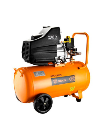 Воздушный поршневой масляный компрессор DEKO DKAC50, 50л ресивер 018-1111