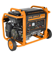 Бензиновый генератор Carver PPG- 6500АM LT-188F, 5,0/5,5кВт, 220В, бак 33 л, колеса 01.020.00029