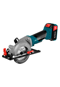Бесщеточная аккумуляторная мини циркулярная пила Alteco CMCSB 20115 Li BL 36997