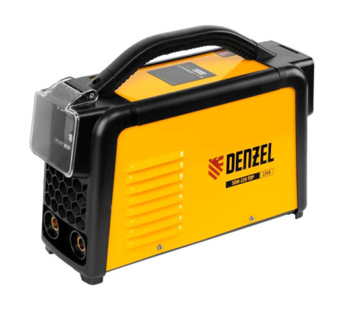 Аппарат инверторной дуговой сварки Denzel sdm-220 top 220 А, кейс 94358