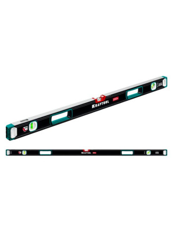 Сверхпрочный уровень KRAFTOOL A-RATE Control с зеркальным глазком, 1500 мм 34986-150
