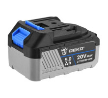 Аккумулятор тип BL1850B Li-ion, 20В, 5 А*ч DEKO 063-4358