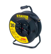 Силовой удлинитель на стальной катушке Stayer Pro 315 кг 3x1.5 30м 55077-30 55077-30_z01