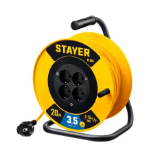 Силовой удлинитель на катушке Stayer M 315 ПВС 3x1.5 20м 3500Вт 55078-20_z01